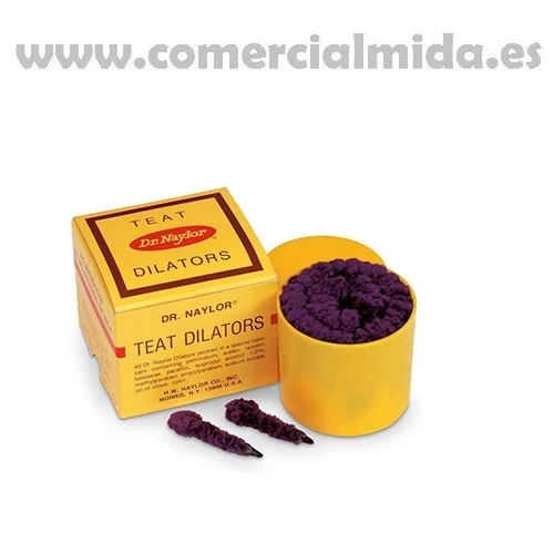 Caja 40 Dilatadores para ordeño (TEAT DILATORS 40 Uds.) con Estuche Protector