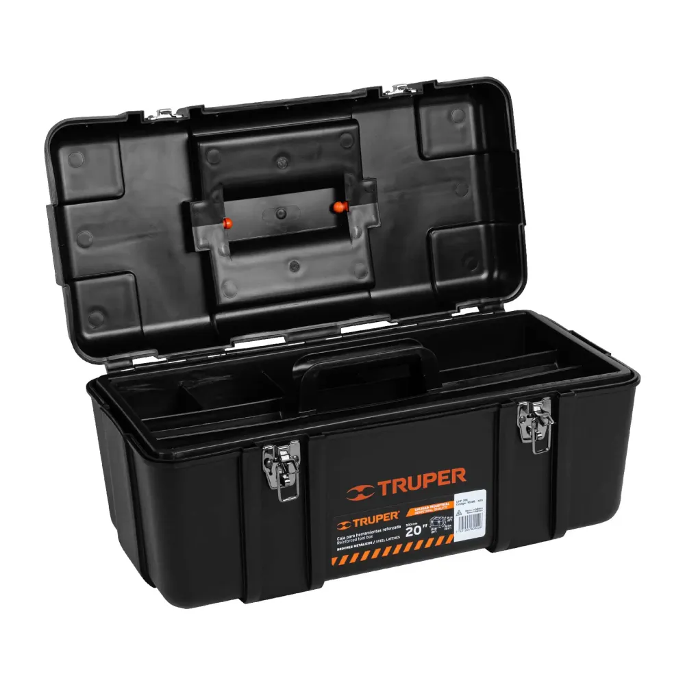 Caja para herramienta de 20" industrial, broches metálicos para Calibración de Instrumentos