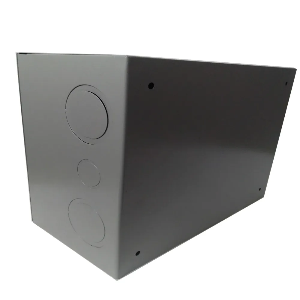 Caja de Paso Derivación Metálica Metalnet 12 x 8 x 6 Pulgadas para Calibración de Instrumentos