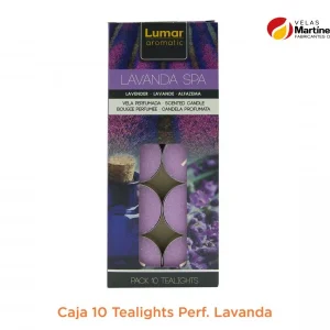 Calibración Certificada Caja 10 tealights perf. Lavanda