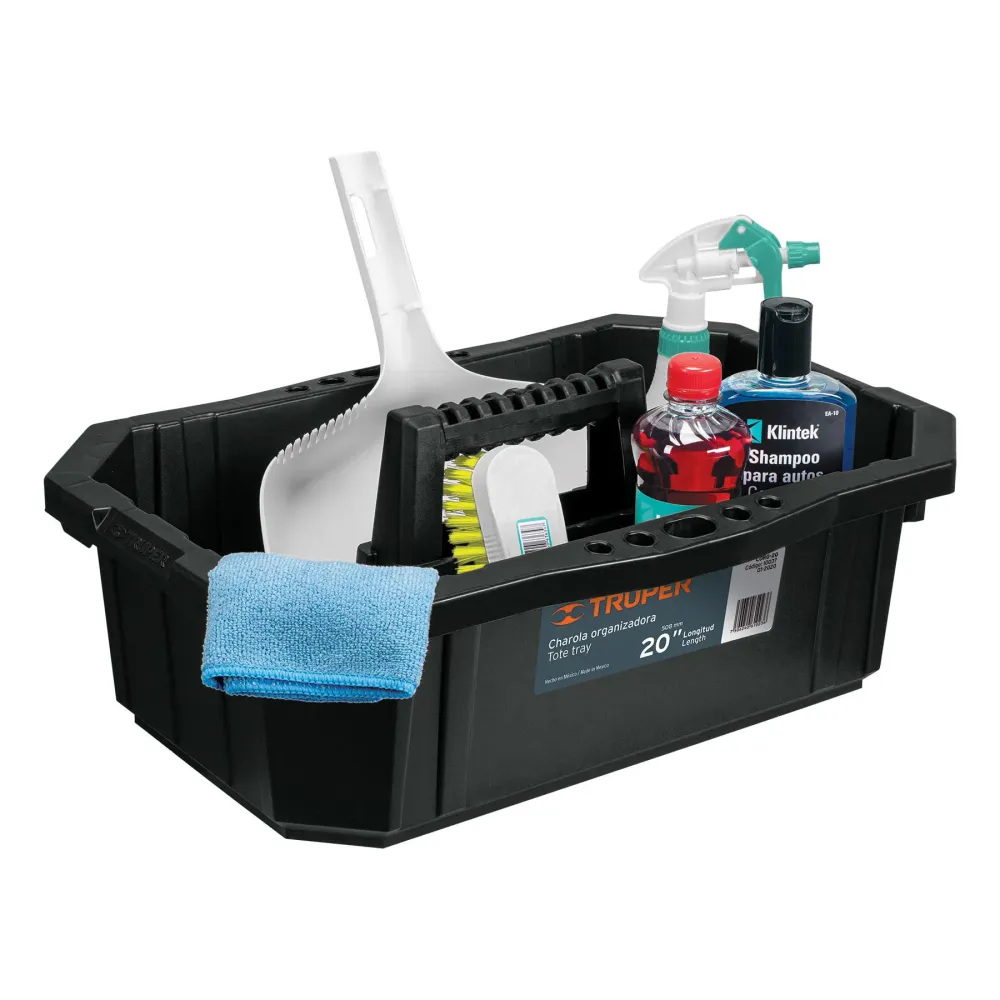 Charola organizadora, plástica, 20" para Laboratorios de Electrónica
