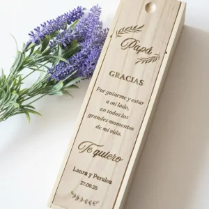 Decade Box Caja de Madera Personalizada para Vino Papá
