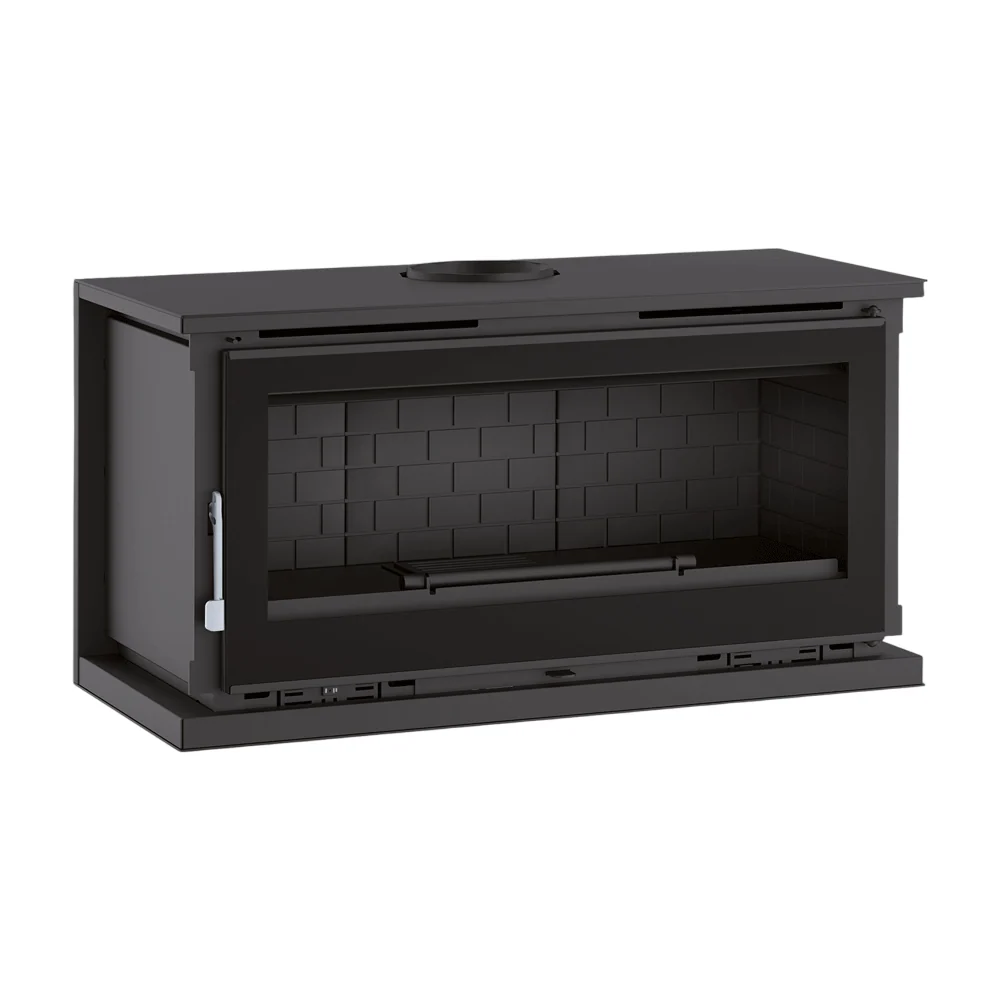Estufa de leñ M-100 FK FM en Aluminio Anodizado