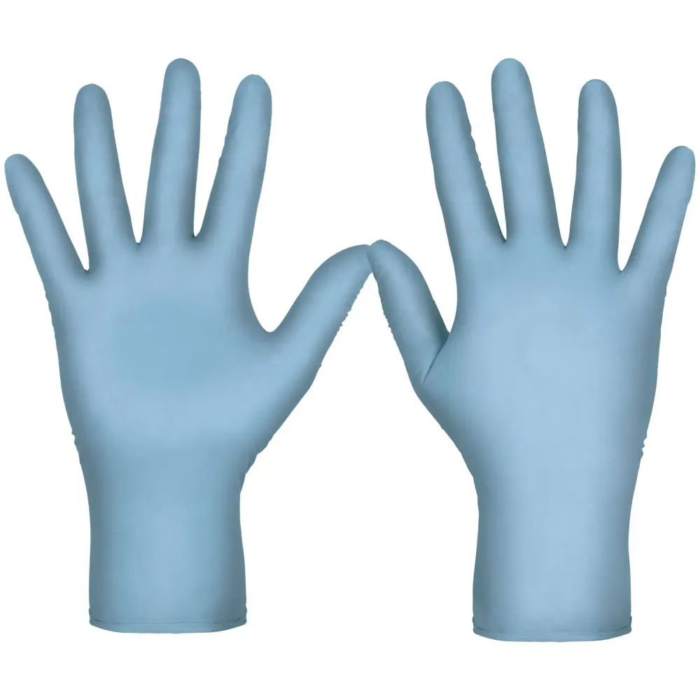 Guantes de nitrilo, desechable, azul, mediano, caja 100 pzas para Laboratorios de Electrónica