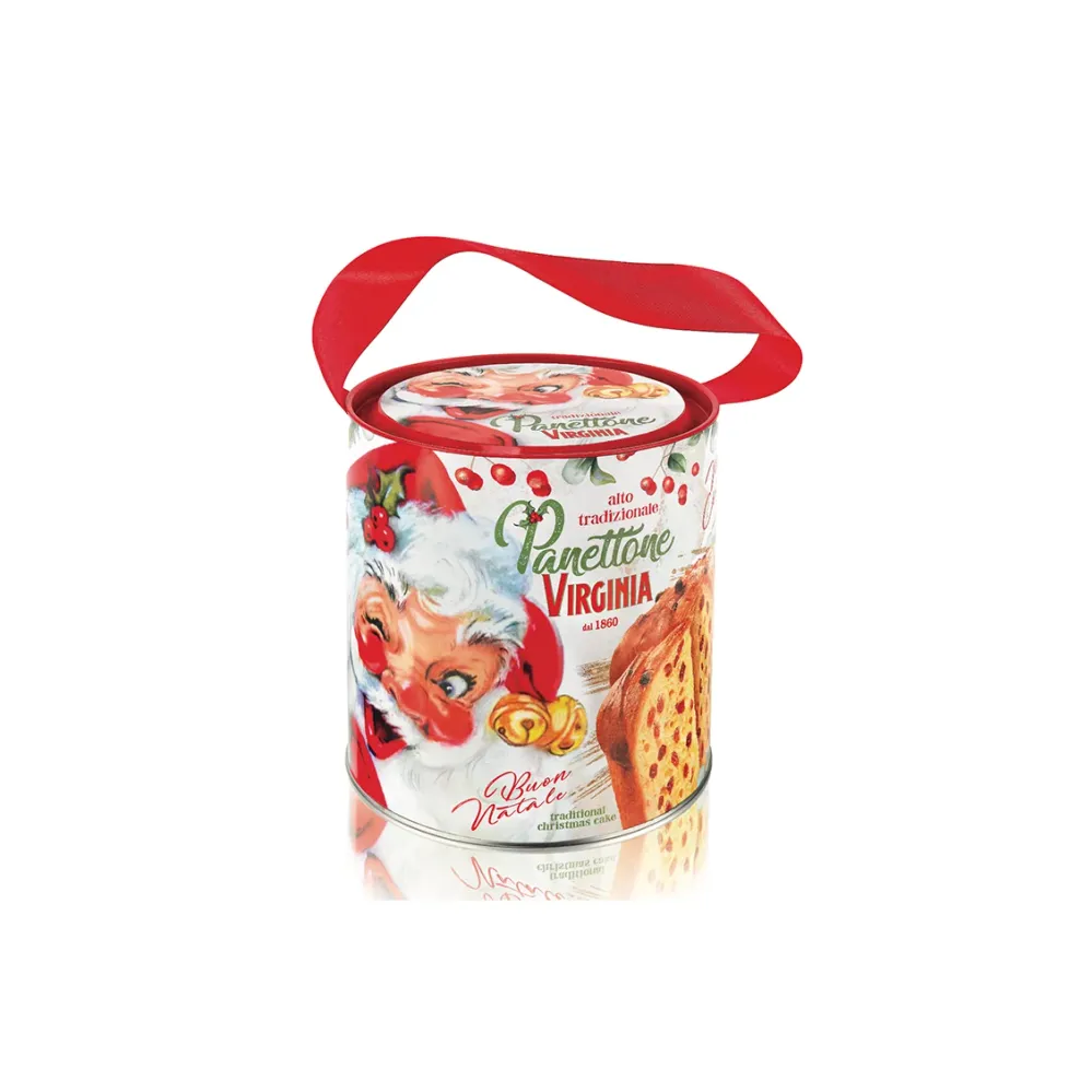 Panettone au levain 100g - Boîte en métal con Certificado de Calibración