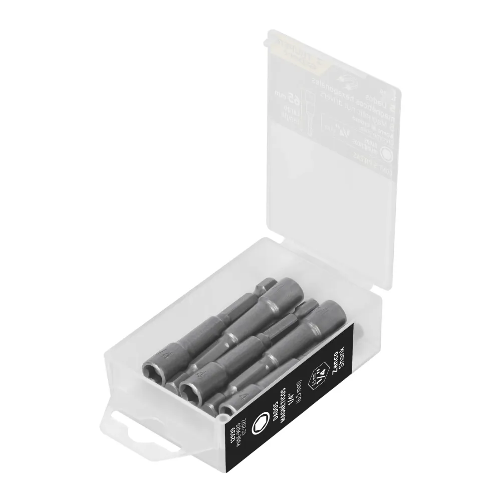 ADAPTADORES 1/4' P/DES-PUN-290 DADOS CONVENCIONAL BLISTER C/ 5 PZAS IGUALES