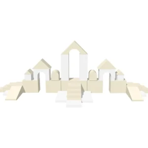 Bloques de Psicomotricidad Iglu Mega Castillo Blanco/Beige