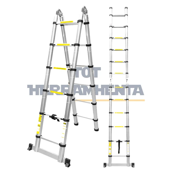 ESCALERA TELESCÓPICA V [PLEGABLE]