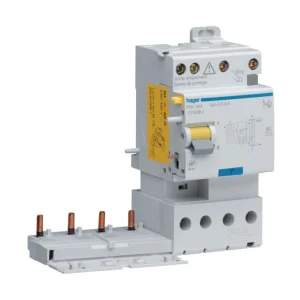 HAGER Bloc différentiel dos veces sortie 4P 25A 30mA AC BDC825