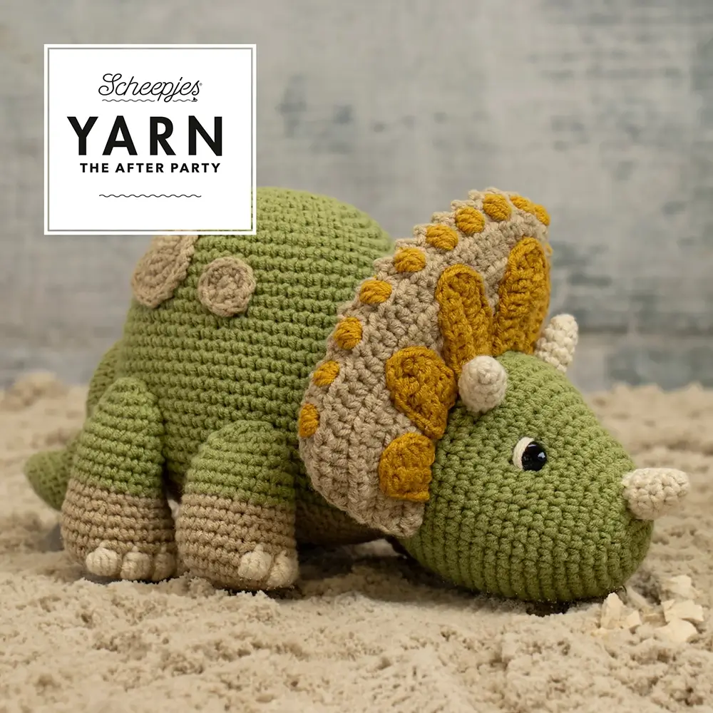 Patrón impreso YARN After Party 105 – Trico Triceratops