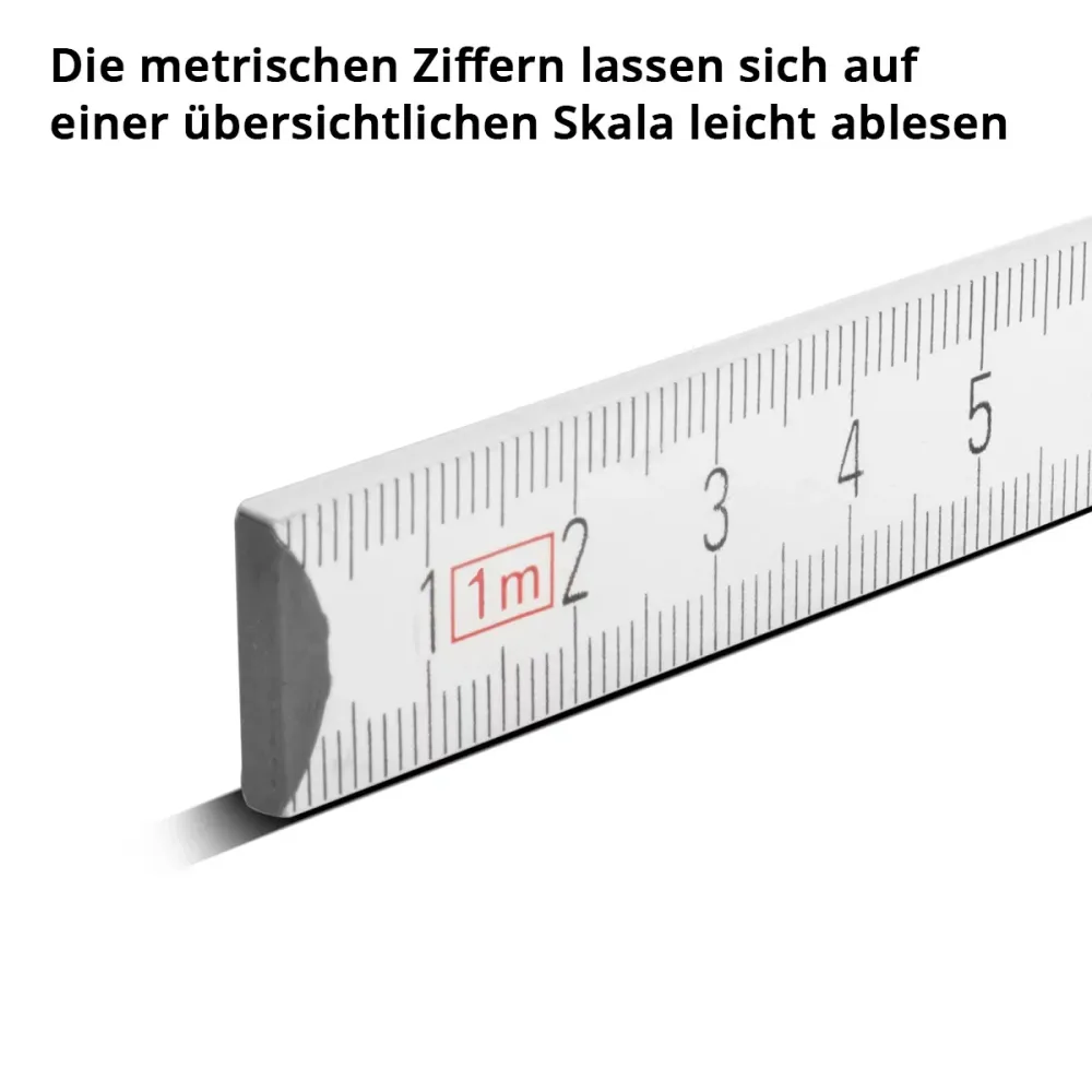 Stahlwerk Zollstock 1 metro de ubicación precisa de madera | Mäntstab | Escala | Cinta de cuento | Medida del medidor con...