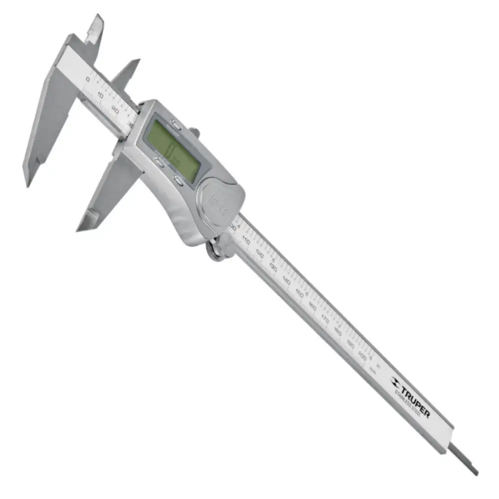 Calibrador vernier digitalizado tolerancia 0.002"/0.05Mm. Cap. Min. 0.0005"/0.01Mm. Cap. Max. 6"/150Mm. Caldi-6mp 14388 tr...