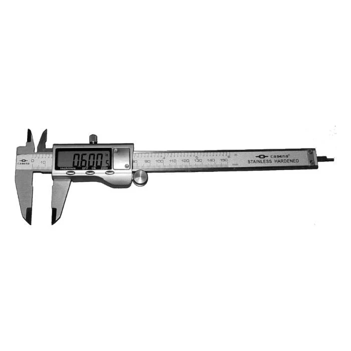CALIBRADOR VERNIER NUMÉRICO 152MM/0-6" DE ACERO INOXIDABLE
