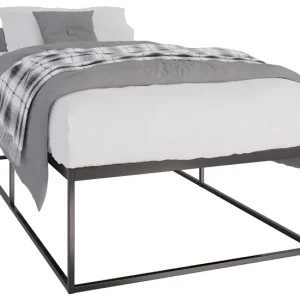 Cama de metal Scala Negro 205.5X105.5X46.5 cm