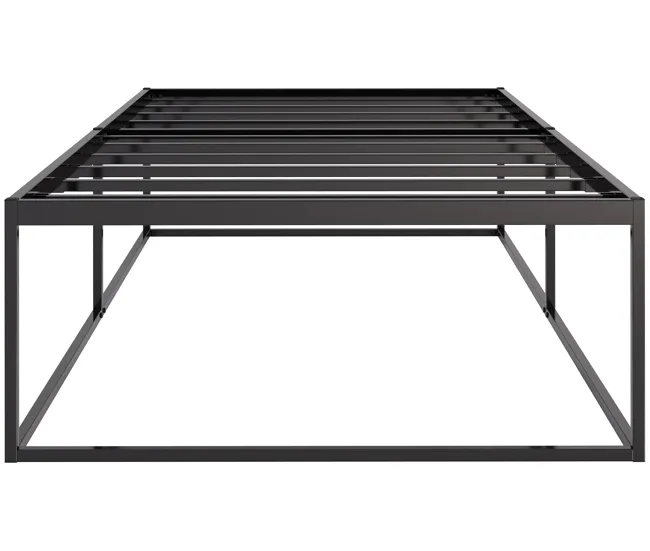 Cama de metal Scala Negro 205.5X105.5X46.5 cm