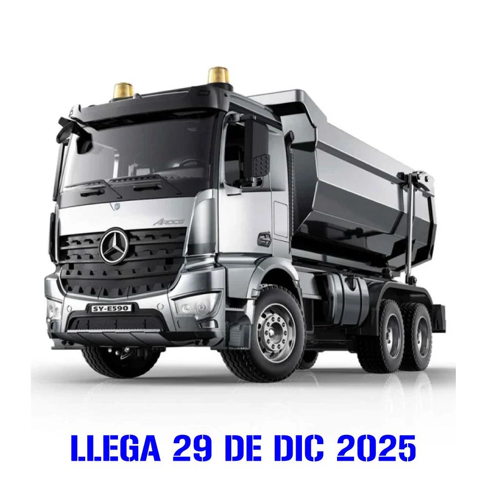 Double Eagle E590-003 Volquete Mercedes Semi Metálico Escala 1/20