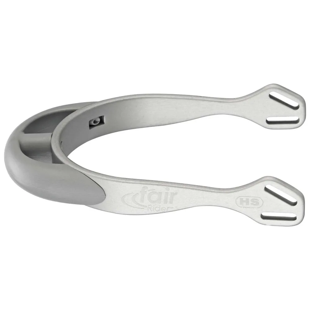 Espuelas de Aluminio con Gallo Redondo FairRider 20mm Silver/Silver 20