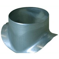 Piquage équerre circulaire Galva 90° Ø125mm/160mm ALDES 11094542
