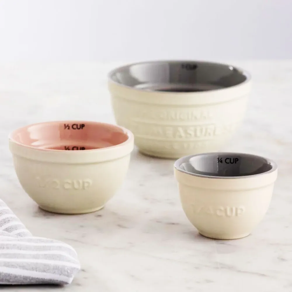 Set 3 Mason Cash Gres Measuring Bowls