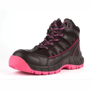 Acero Inoxidable Calzado Poliamida Napa Negro/Rosa 326R #3