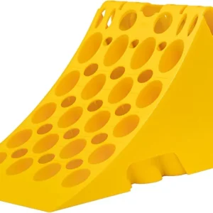 Calzo de rueda R560 DIN 76051 camión plástico con pletina antideslizante ABS | Alta Resistencia