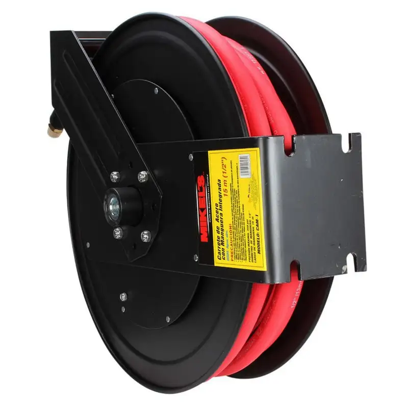 Alta Resistencia Carrete c/manguera 15 mt 1/2" integ. Cam 1 mikel