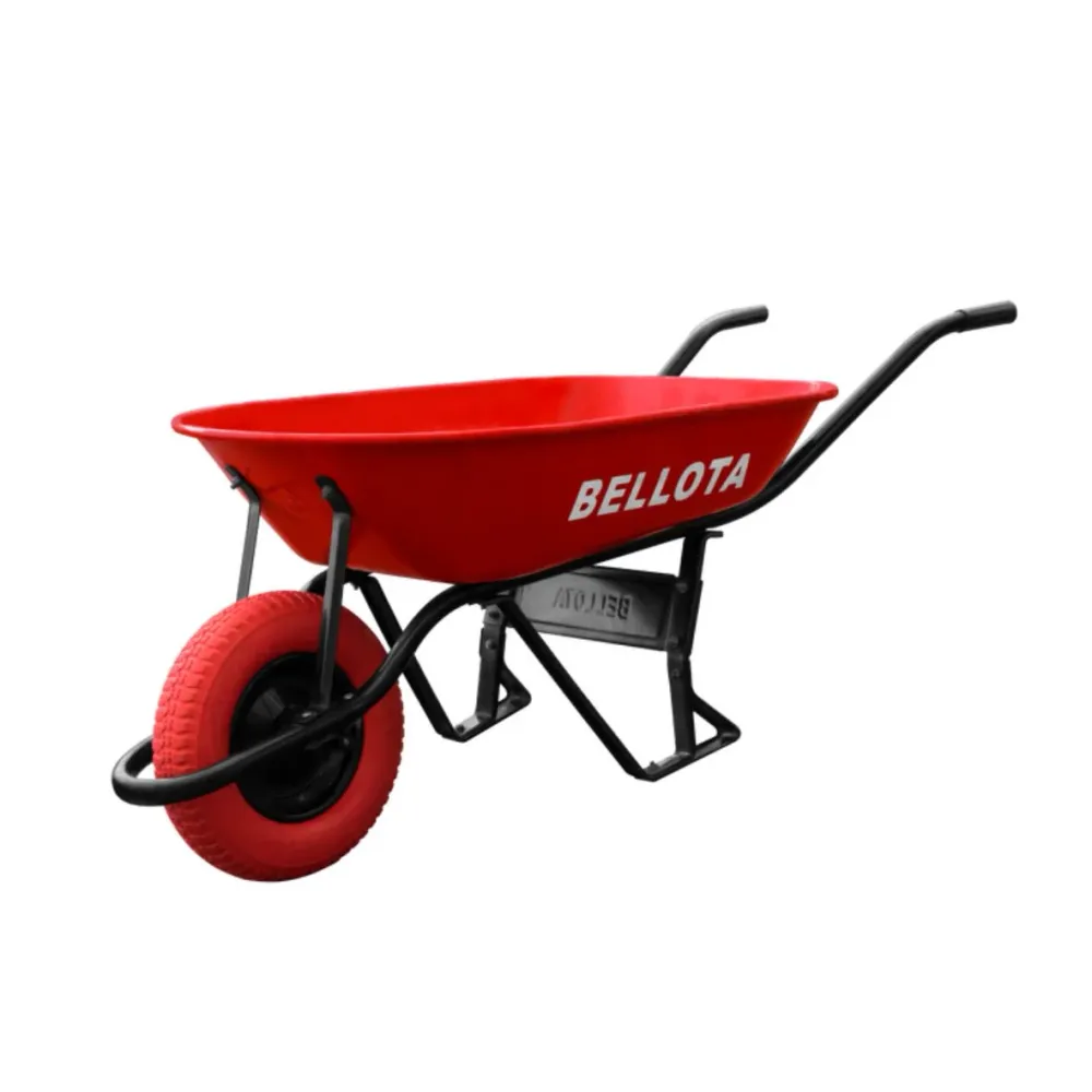 CARRETILLA CHASIS METALICO LLANTA ANTIPINCHAZO 5.5 PU 80 LITROS BELLOTA para Almacén y Taller