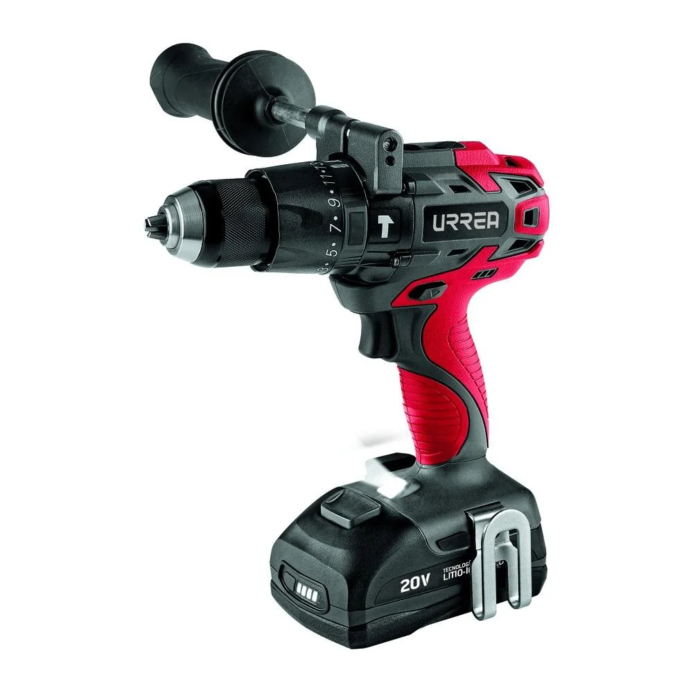 Industrial Pesado Rotomartillo inalámbrico 1/2",20 v, 2 velocidades, 0.6 Hp. Urrea