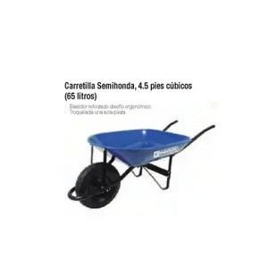 Toolcraft tc3188 carretilla semihonda 4.5Plg llanta solida con Certificación ISO