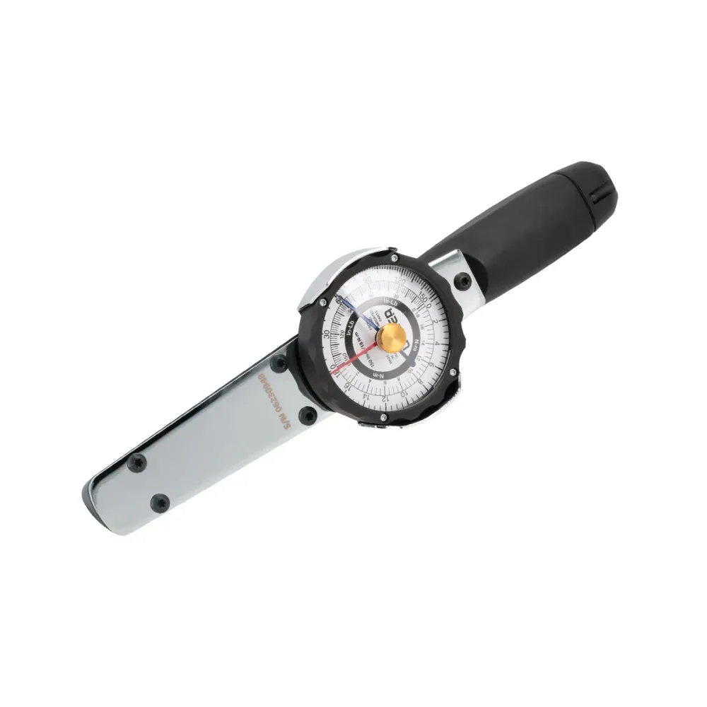Torquímetro de carátula cuadro de 3/8", 0-150 -lb Urrea con Ruedas Giratorias