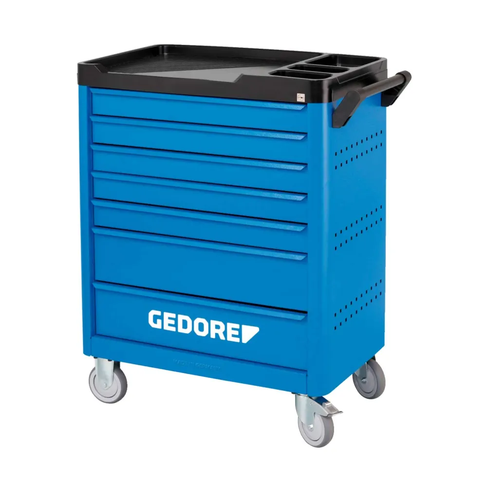 Carro con Rampas GEDORE WSL-L7 - Carro de taller con 7 cajones Workster Smartline