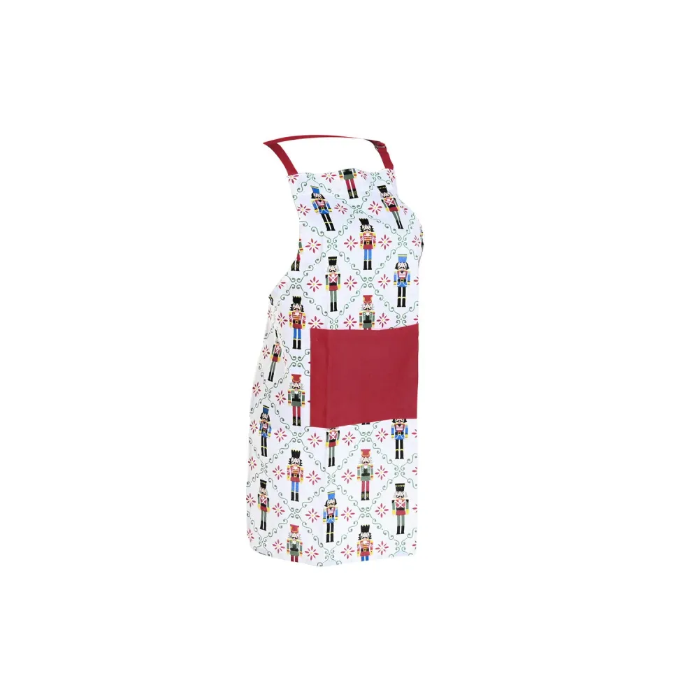 DELANTAL SET 2 ALGODON 60X0:2X80 CASCANUECES ROJO