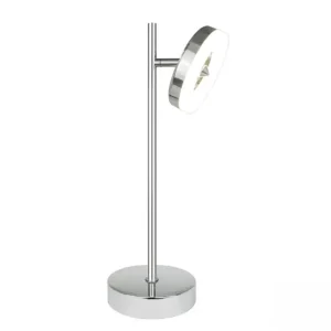 lampara sobremesa metálico color cromo serie natal 13cm
