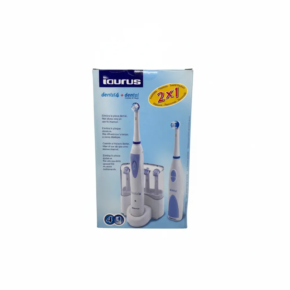 Cepillo Dental Taurus 2*1 + Recambios. con Garantí de 1 ño