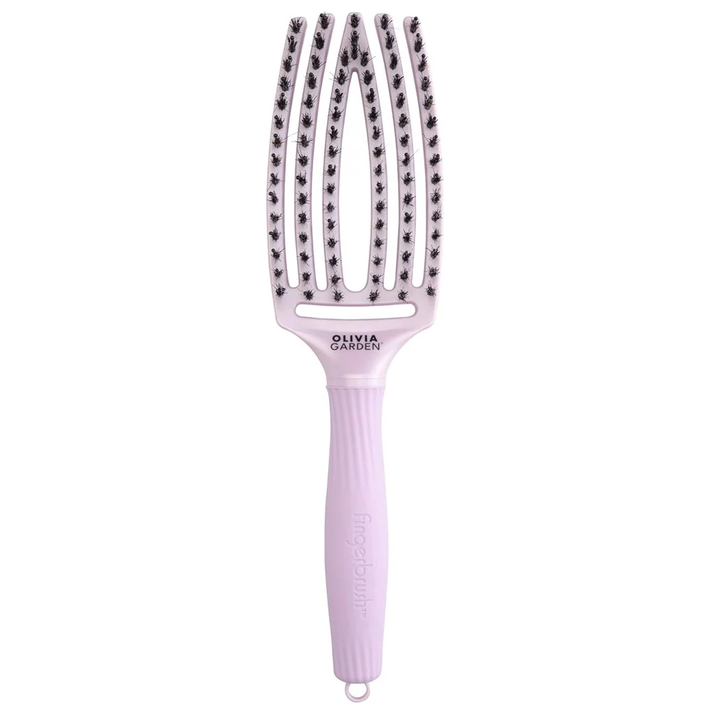 Olivia Garden - Cepillo Fingerbrush Arctic Lights Ethereal Lavender - 1 Unidad Compatible con Turbina