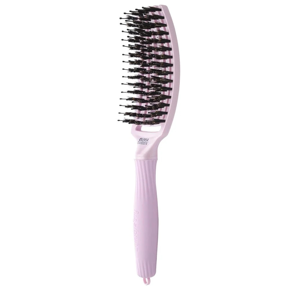 Olivia Garden - Cepillo Fingerbrush Arctic Lights Ethereal Lavender - 1 Unidad Compatible con Turbina