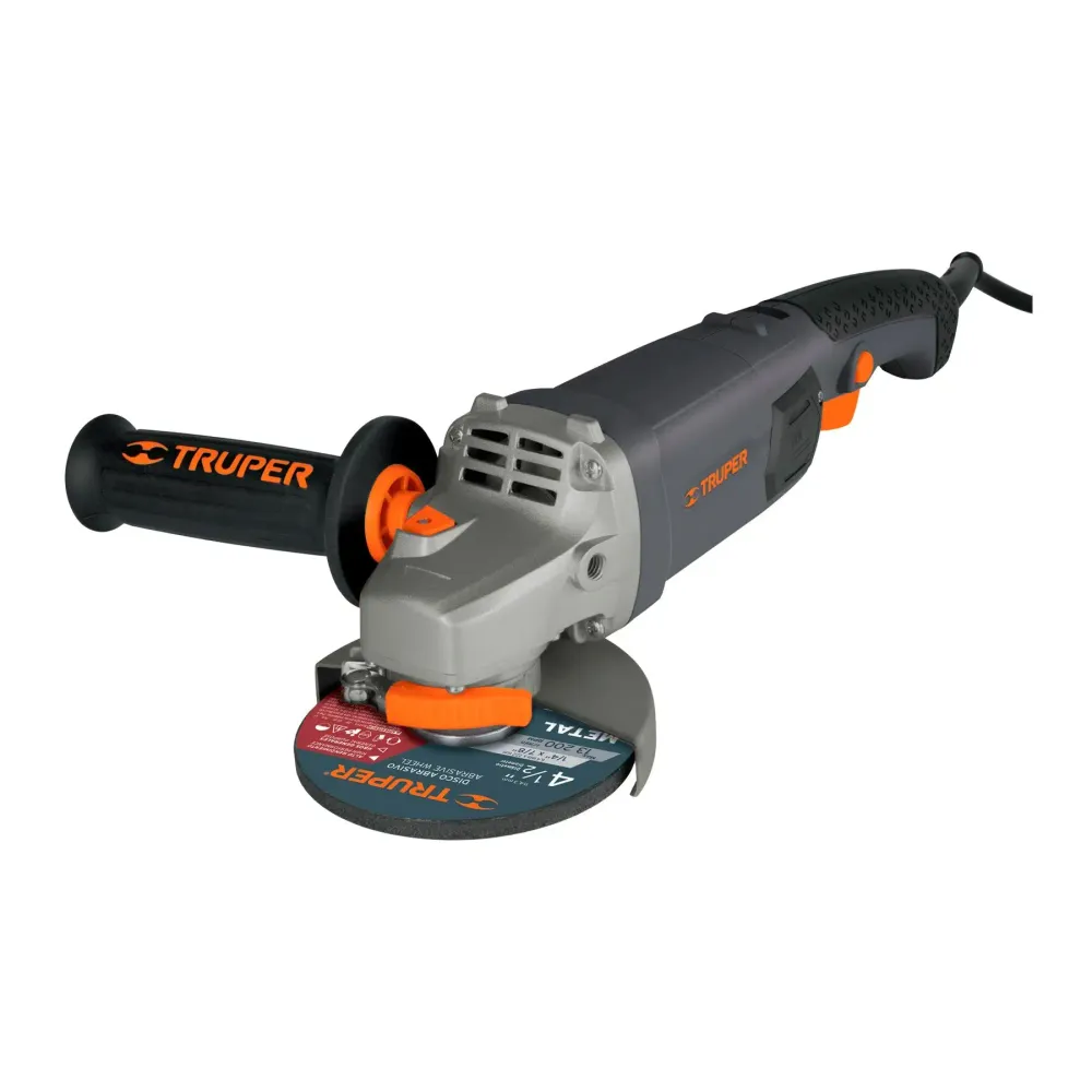Pestillo de Gancho Esmeriladora angular, 4-1/2', industrial, 1200 w