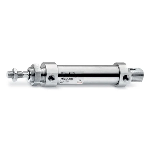 Cilindro neumático en acero inox. Ø25 Carr 25 95N2A25A025 con Acoplamiento Universal