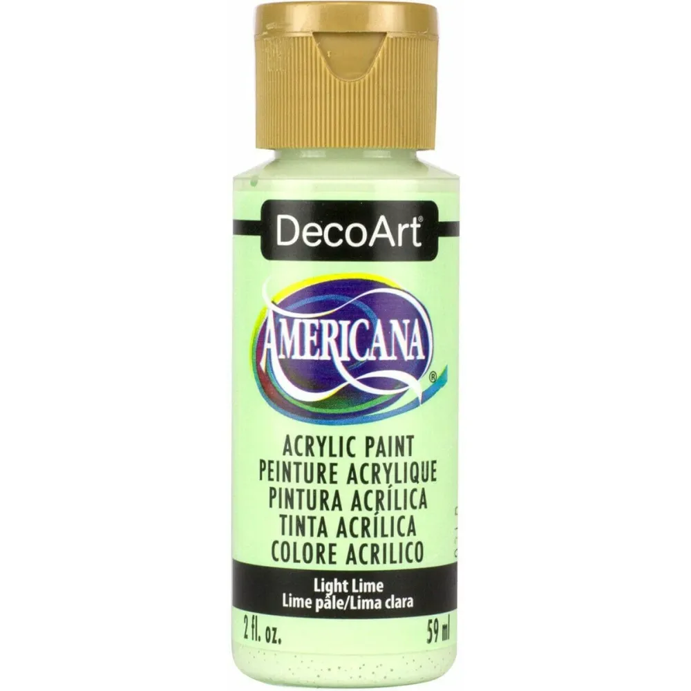 Americana pintura acril. 59ml DA348 Lima clara para Pintura y Automotriz