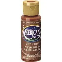 Cinta de Transferencia Americana pintura acril. 59ml DA063 burnt sienna
