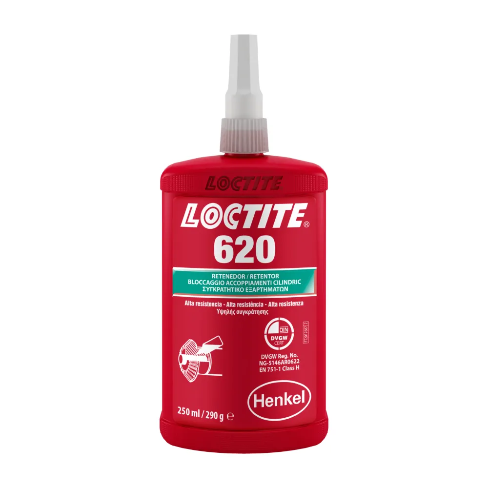Cinta de Transferencia Loctite 620 - 250ml, Compuesto retenedor de alta resistencia térmica