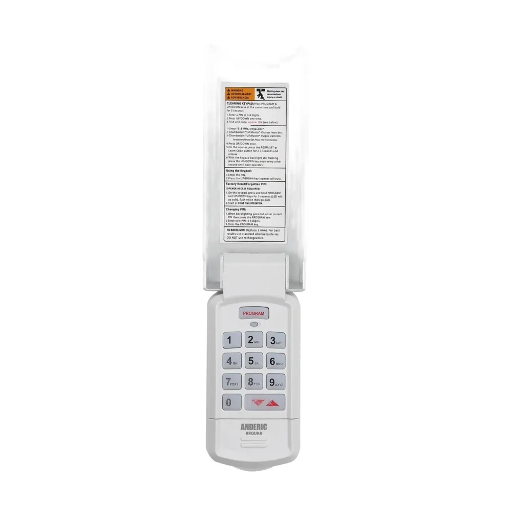 Anderic GUK-R Universal Keypad Apto para LiftMaster Chamberlain Genie Craftsman and More Garage Door Opener Remote Control