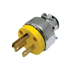 Clavija Blindada con Abrazadera Aterrizada 15A 127V Surtek 136507