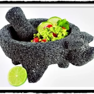 Molcajete Con Cabeza De Cochito para Fijación General