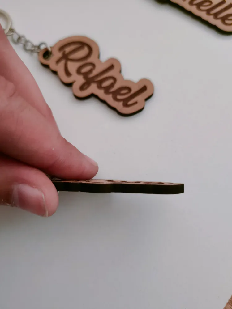 Llavero grabado para Bricolaje