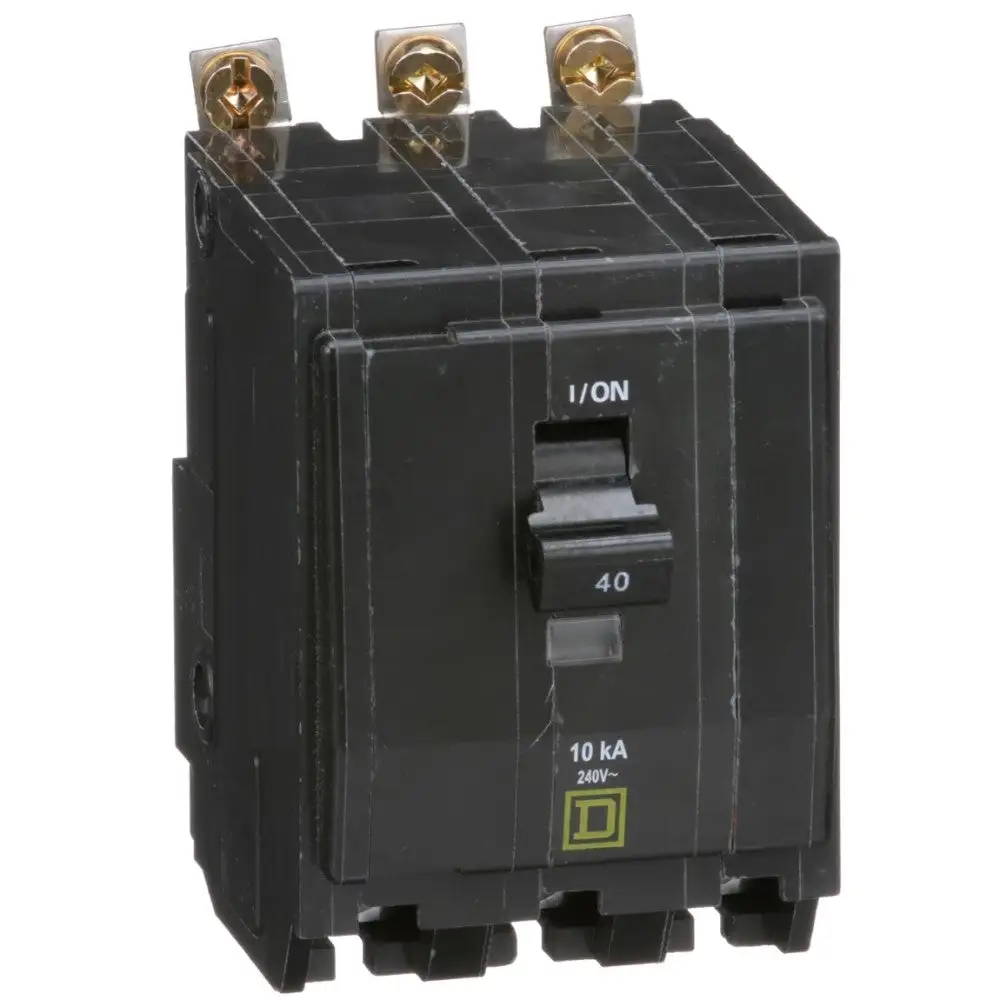 Industrial de Alta Gama Interruptor termomagnetico qob340 3x40a atornillable 10ka 120-240v schneider electric