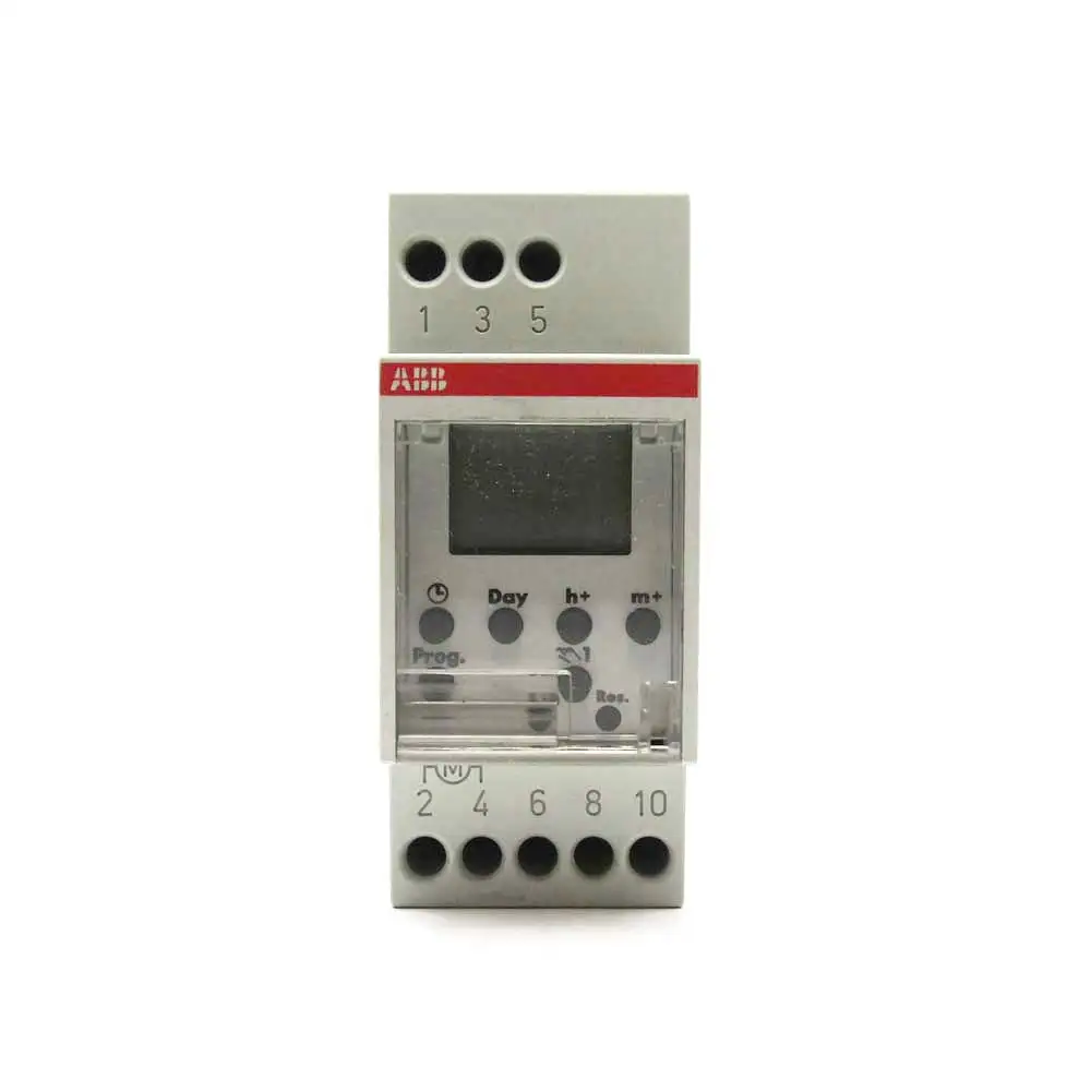 Interruptor horario LCD semanal c/reserva 1c el-dts7/1 abb hae