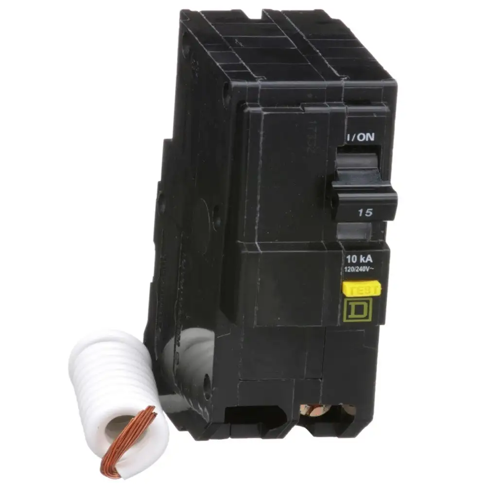 Interruptor termomagnetico qo215gfi 2x15a enchufable 10ka pgtail schneider electric Material Cerámico