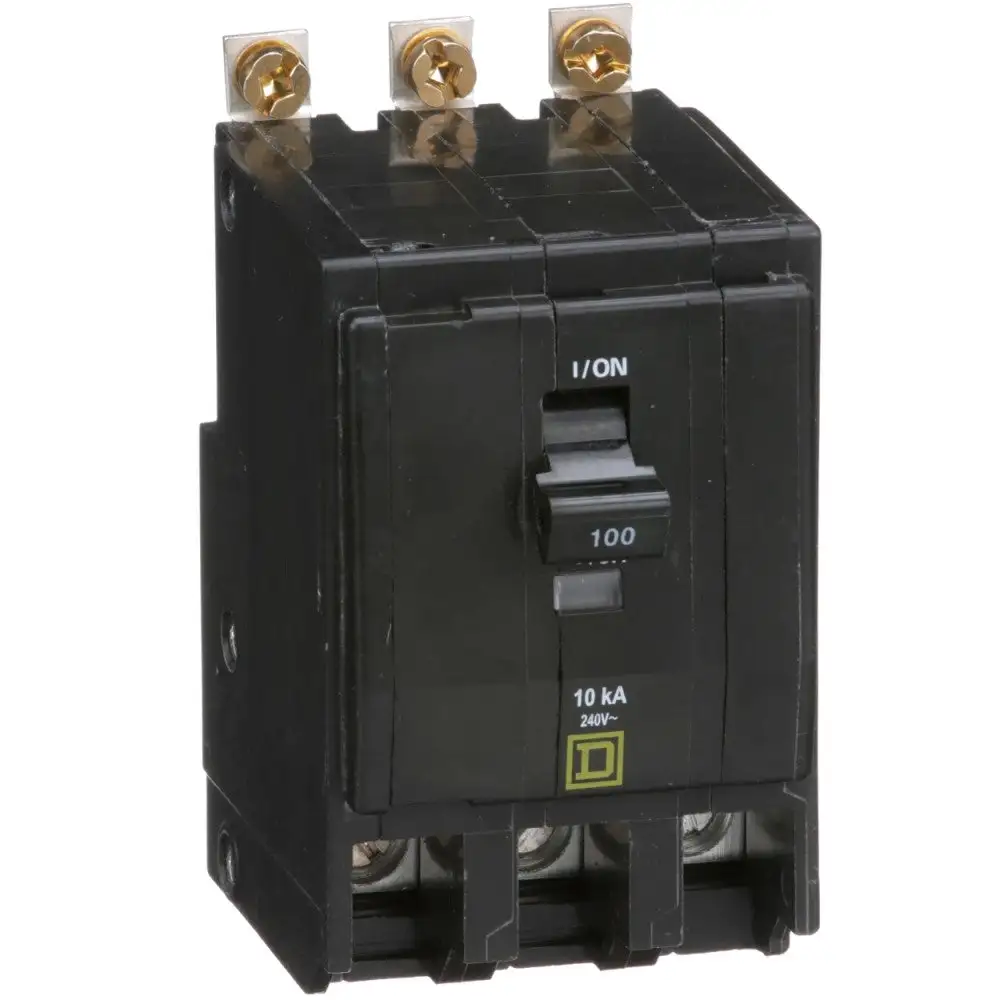 Resistencia de Precisión Interruptor termomagnetico qob3100 3x100a atornillable 10ka 120-240v schneider electric