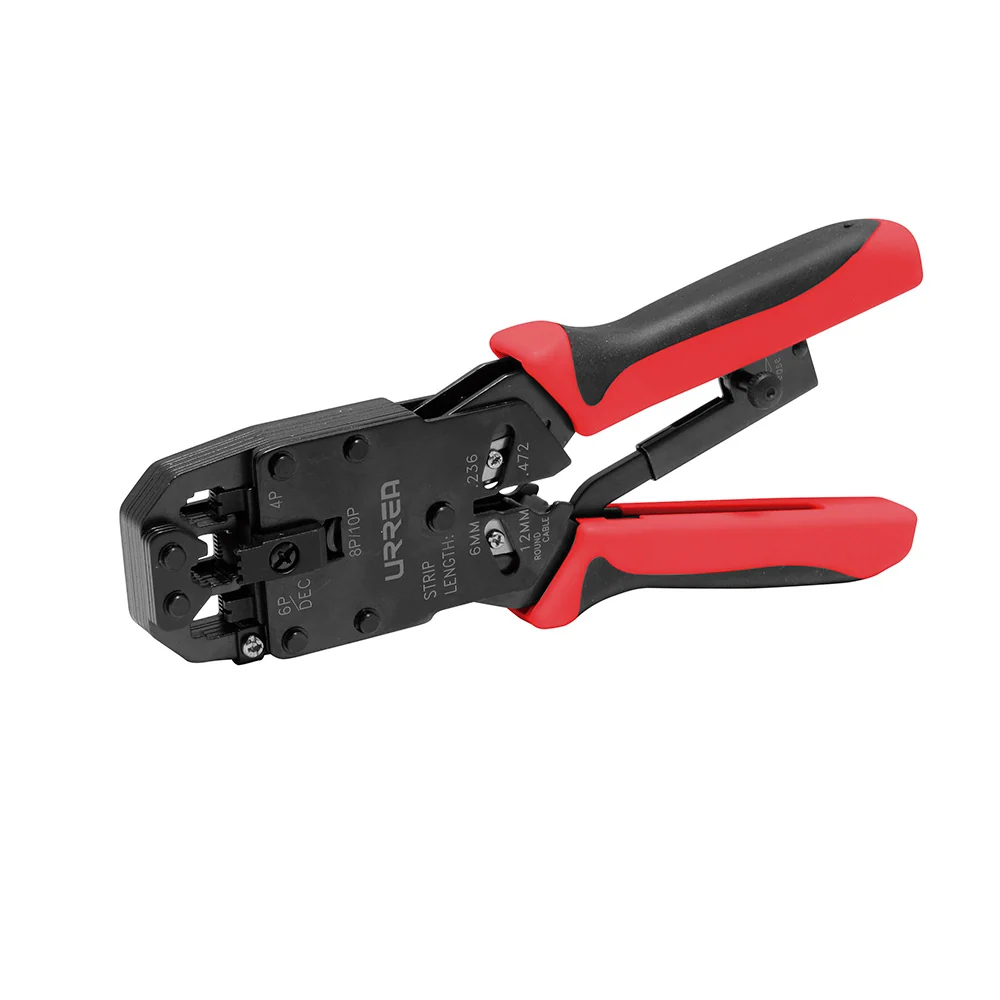 Pinza ponchadora por módulos 8.3" para conectores RJ22, RJ12/11, RJ45 Urrea